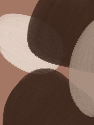Brown Organic Shapes by Studio Palette