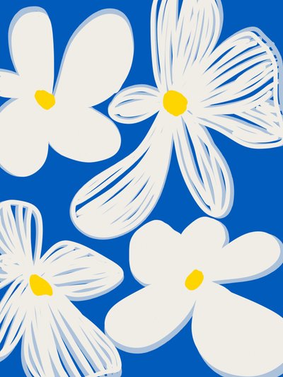 Cheerful White Blooms by Studio Palette