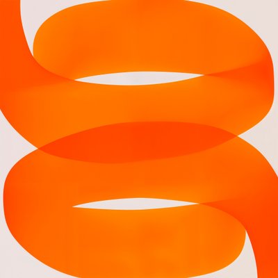 Dynamic Orange Swirl by Studio Palette
