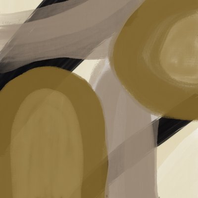 Golden Organic Forms by Studio Palette