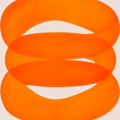 Vibrant Orange Loops by Studio Palette