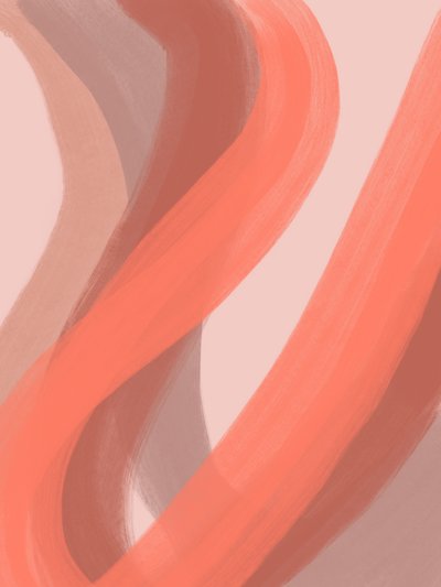Warm Abstract Flow by Studio Palette