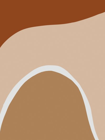 Warm Desert Waves by Studio Palette