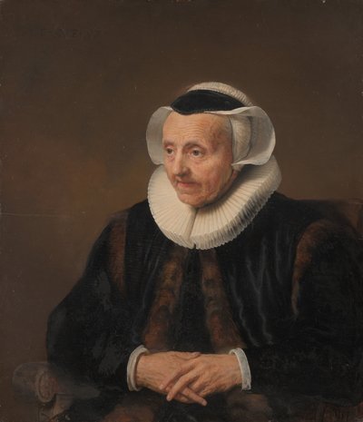 Portrait of an Old Woman by Style of Jacob Backer