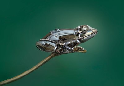 Metal Steampunk Frog by Sulaiman Almawash