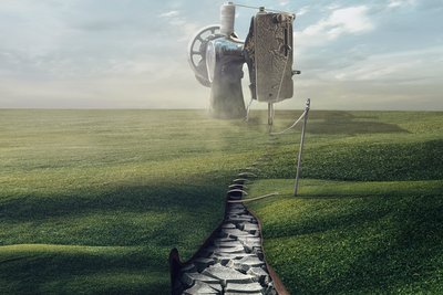 Sewing The Cracked Earth by Sulaiman Almawash