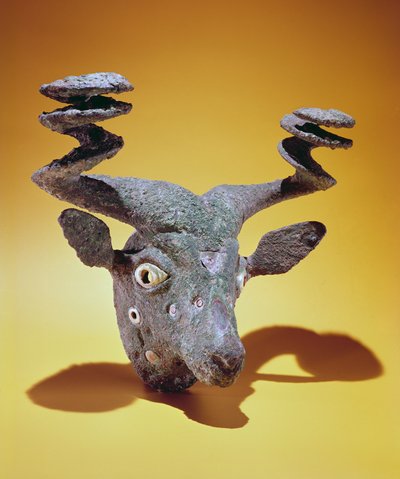 Head of a Bull, from Iraq, c.2000 BC by Sumerian