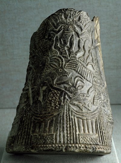 Snake Vase Fragment by Sumerian Sumerian
