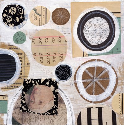 Abstract Paper Circles by Susan Black