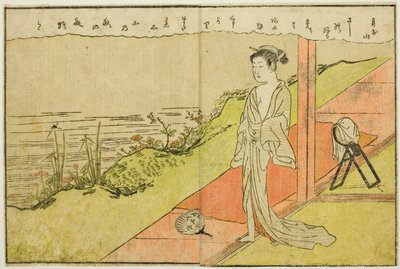 Double-page Illustration from Vol. 1 of "Picture Book of Spring Brocades" by Suzuki Harunobu