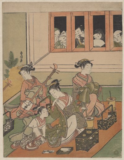 The Watchers and the Watched by Suzuki Harunobu