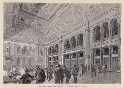 The Stock Exchange Hall in Zurich by Swiss School