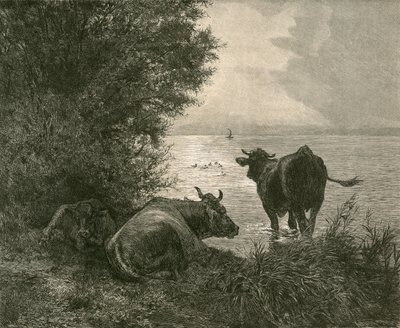 Early Morning on the Lake of Zurich by Swiss School