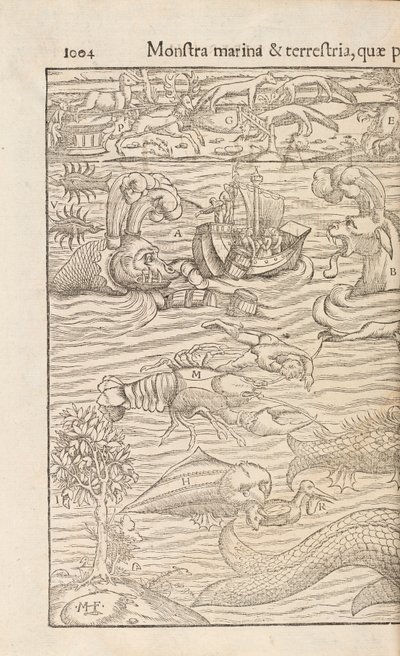 Page 1004 from Cosmographiae Universalis by Sebastian Muenster, Basel, 1572 by Swiss School