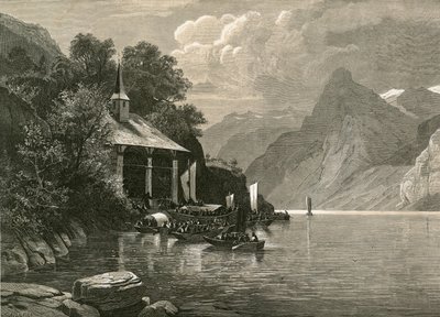 Tells Chapel on the Tellenplatte, Bay of Uri by Swiss School