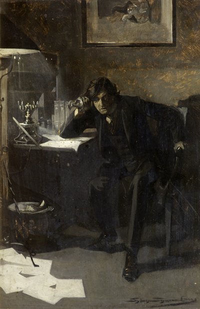 Portrait of Sir John Martin Harvey by Sydney C Lucas