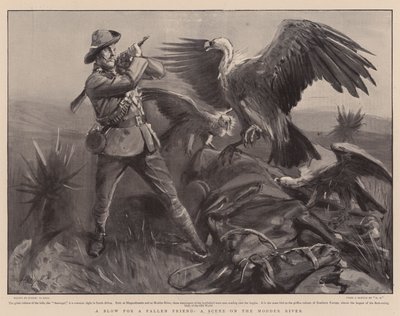 A Blow for a Fallen Friend, a Scene on the Modder River by Sydney Prior Hall