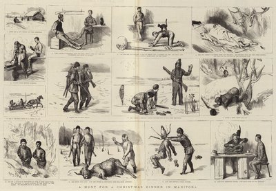 A Hunt for a Christmas Dinner in Manitoba by Sydney Prior Hall