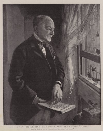 A New Peer at Home, Sir Henry Hawkins and His Poor Clients by Sydney Prior Hall
