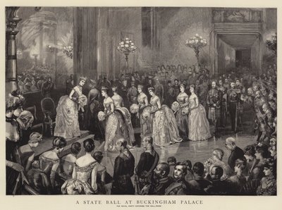A State Ball at Buckingham Palace by Sydney Prior Hall