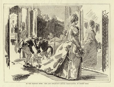 At the Drawing Room, the Last Reflection before Presentation by Sydney Prior Hall