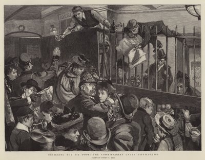 Besieging the Pit Door, the Commissariat under Difficulties by Sydney Prior Hall
