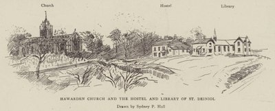 Hawarden Church and the Hostel and Library of St Deiniol by Sydney Prior Hall