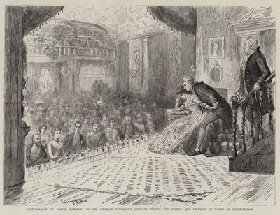Performance of David Garrick by Mr Charles Wyndham