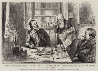 Pigott Confessing to Messers G A Sala and H Labouchere, at the Latter