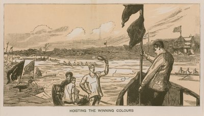 Reminiscences of an Oxford and Cambridge Boat Race: Hoisting the winning colours by Sydney Prior Hall
