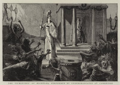 The Eumenides of Aeschylus, performed by Undergraduates at Cambridge by Sydney Prior Hall