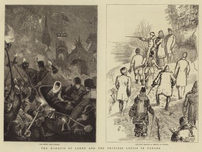The Marquis of Lorne and the Princess Louise in Canada by Sydney Prior Hall