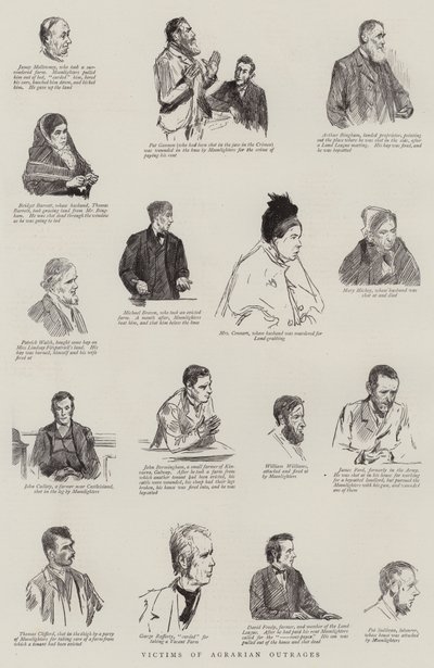 Victims of Agrarian Outrages by Sydney Prior Hall