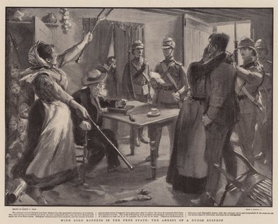 With Lord Roberts in the Free State, the Arrest of a Dutch Suspect by Sydney Prior Hall