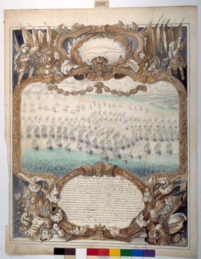 Naval Battle Given Near Agouste, 22nd April 1676 by Sylvain Bonnet