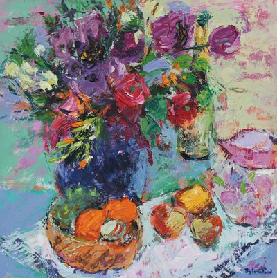 Summer Garden Flowers by Sylvia Paul