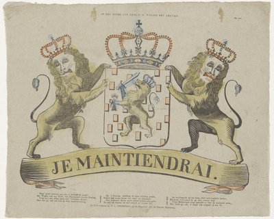 On the Coat of Arms of His Majesty William the First by T.L. Thompson