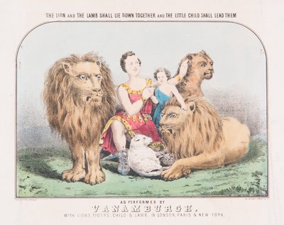 The Lion and the Lamb Shall Lie Down Together and The Little Child Shall Lead Them by T. W. Strong