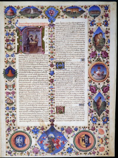 Prologue, from first volume of Bible of Borso d