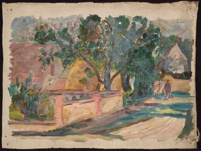 House by the Road by Tadeusz Makowski