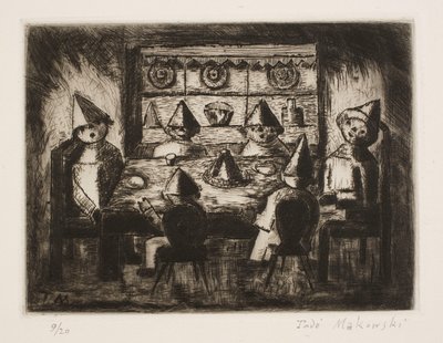 Children at the Table by Tadeusz Makowski