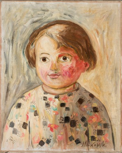 Girl with a Rosy Cheek by Tadeusz Makowski