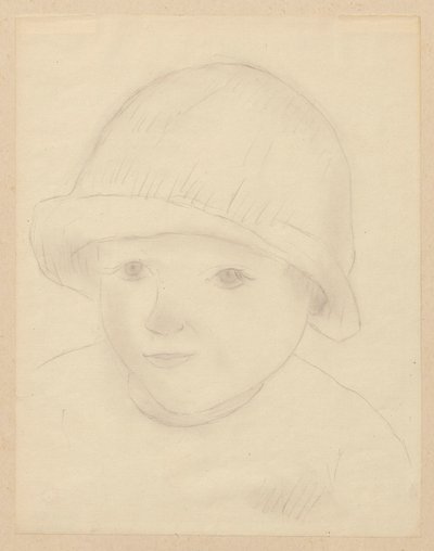 Head of a Child in a Hat by Tadeusz Makowski