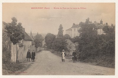 Postcard to Maria Mickiewicz by Tadeusz Makowski