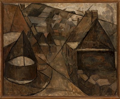 Breton Landscape with Well by Tadeusz Makowski
