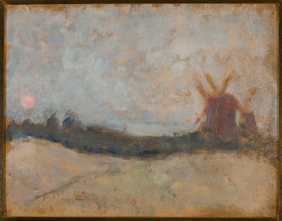 Landscape with Windmills by Tadeusz Makowski