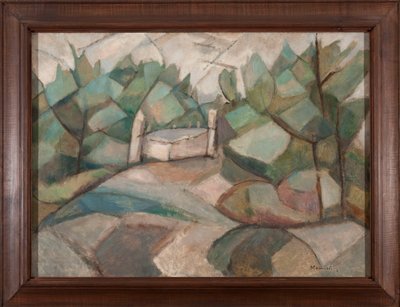 Green Landscape by Tadeusz Makowski
