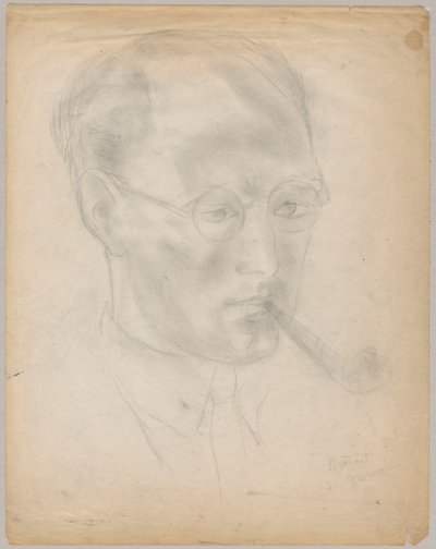 Portrait of Marceli Gromeire by Tadeusz Makowski