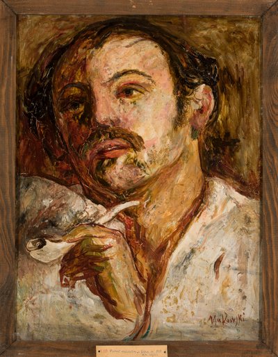 Portrait of a Man with a Pipe by Tadeusz Makowski
