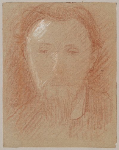 Portrait Study of a Young Bearded Man by Tadeusz Makowski